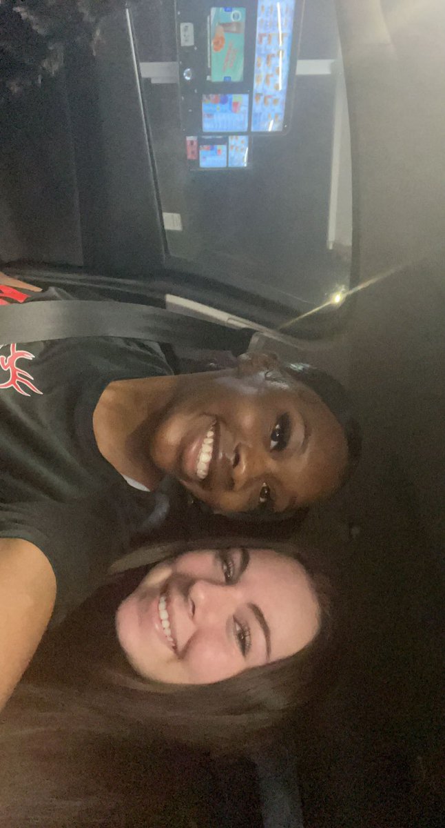 Ahlyss23's tweet photo. Week 5 buddy date with Carolyne ❤️Waiting for sonic😂@LadyElk_Vball #doyouknowyourteamates https://t.co/vfyy4F49rt