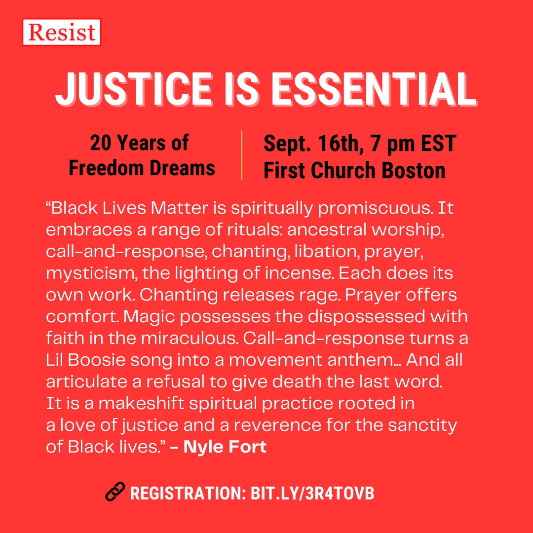 Less than a week away from our first Justice is Essential Event! More info about speaker @nylefort below!

Registration: bit.ly/3R4TOVB