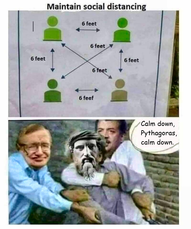 This is a mathematics joke.   Source: bit.ly/3ByMqNb