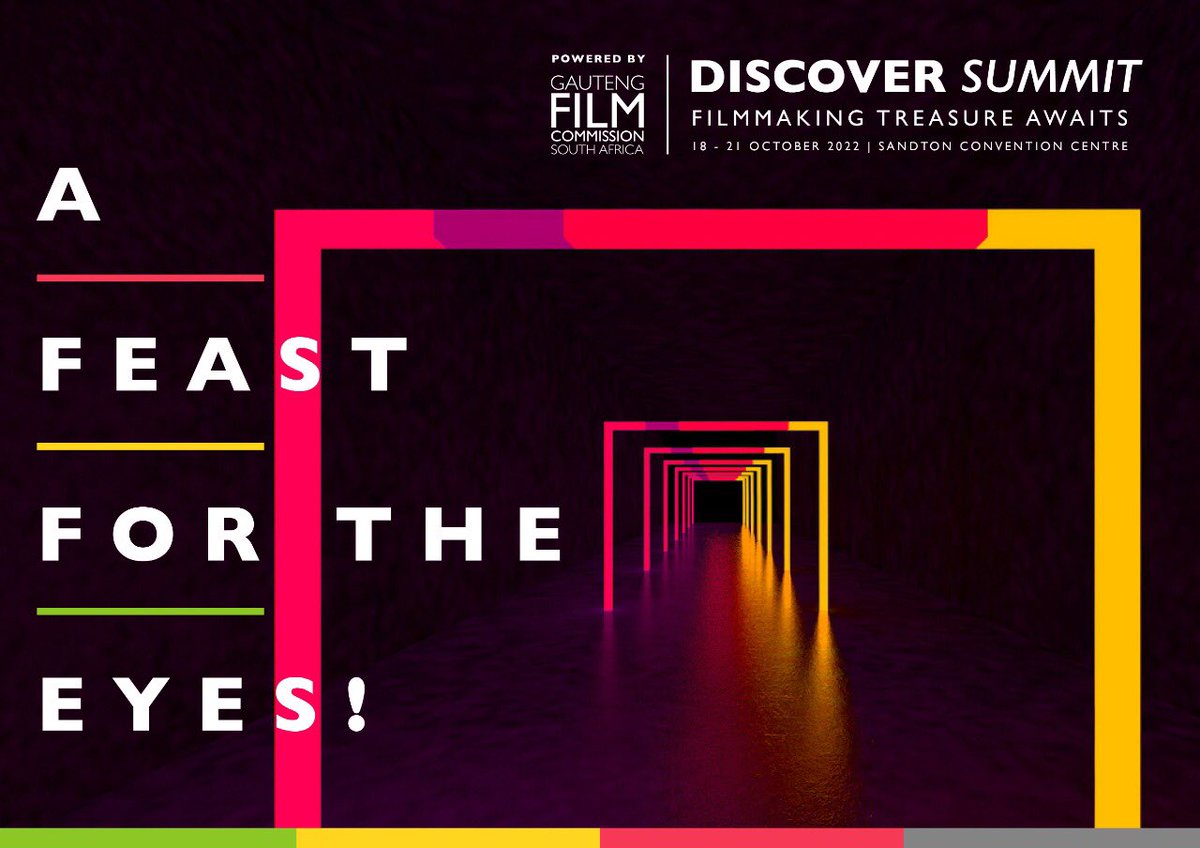 GautengFilmCom's tweet photo. The @_discoversummit will be alive with energy and entertainment, creating an atmosphere like no other!
A Real Feast for the Eyes!
Visit https://t.co/Fj4jng0FwC to find out more!
The Discover Summit 2022
📆:18-21 October 2022.
📍: Sandton Convention Centre
#DiscoverSummit https://t.co/RdW6ZD7FcD