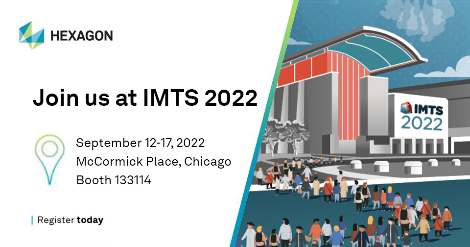 Visit us in Booth 133114 at #IMTS2022 TODAY and find out how to #MakeItSmarter! Our team of software experts will be on hand to show you the latest software solutions to drive productivity! It's not too late to register! 👉 hxgn.biz/3RLkTx3