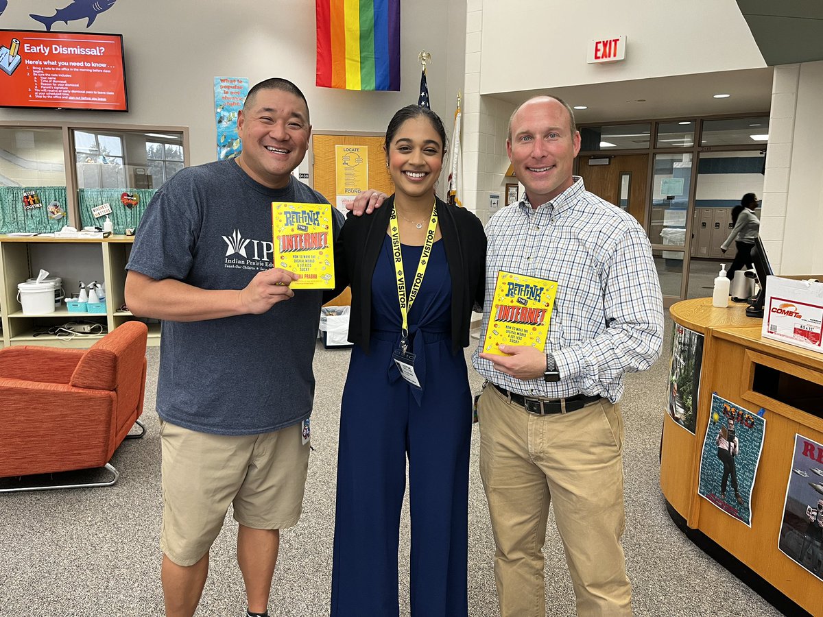 victorwlow's tweet photo. Trisha is still making a difference wherever she goes! Way to promote digital citizenship! Proud of you Prabhu! @ipsd204 @ScullenSharks #scullenstrong https://t.co/Cd3rOmKPoX