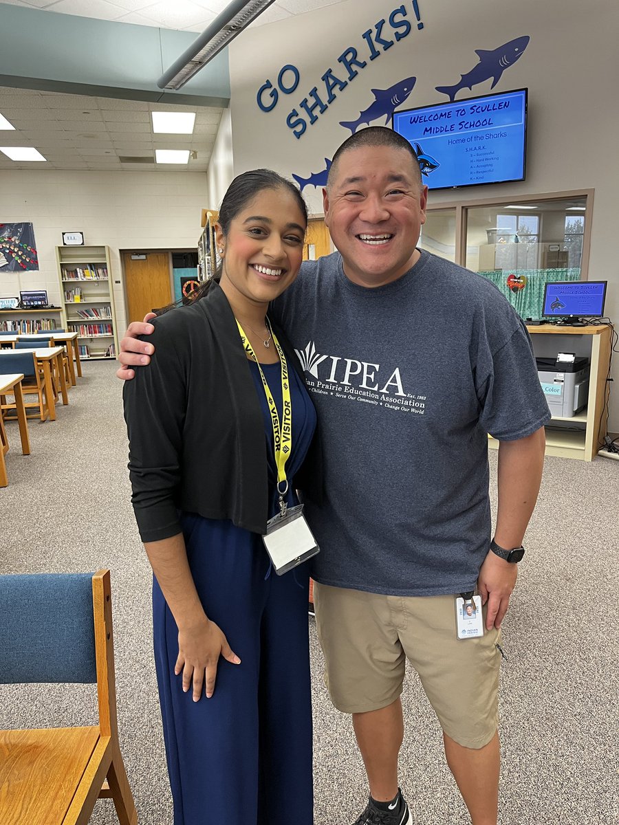 victorwlow's tweet photo. Trisha is still making a difference wherever she goes! Way to promote digital citizenship! Proud of you Prabhu! @ipsd204 @ScullenSharks #scullenstrong https://t.co/Cd3rOmKPoX