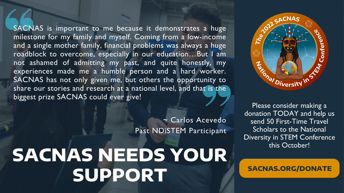 SACNAS tweet picture
