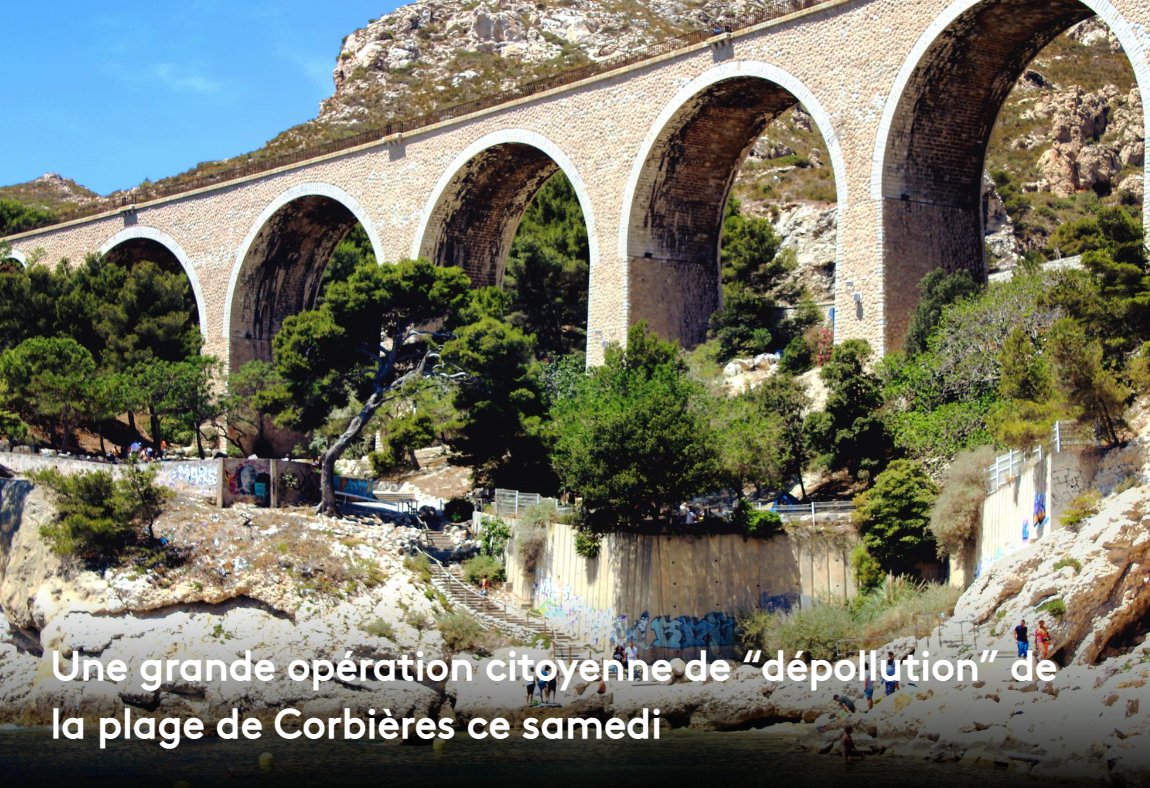 MadeMarseille's tweet photo. ♻ L’association 1 Déchet par jour organise un grand ramassage de déchets ce samedi sur la plage de Corbières à l’occasion du #WorldCleanupDay. Les participants recevront des places gratuites pour le concert de Bob Sinclar.

Nos infos ⤵
https://t.co/I3w5vc4tHn https://t.co/uQ6vp08oYC