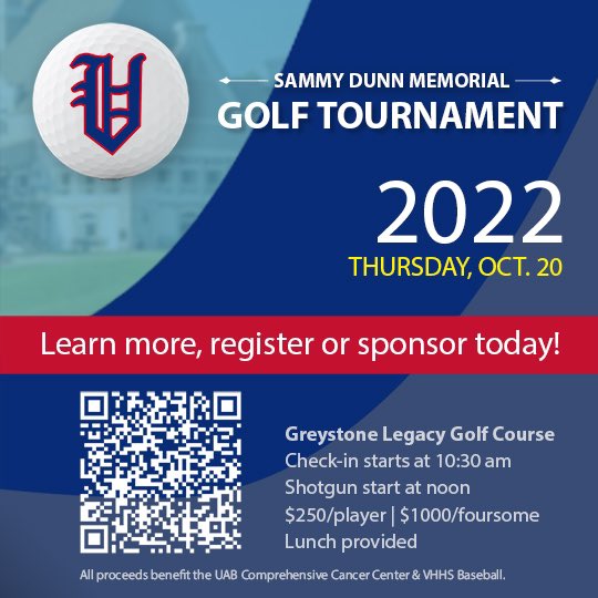 1rebelbaseball's tweet photo. Join us at the Sammy Dunn Memorial Golf Tournament &amp; Ladies Luncheon, Thursday, October 20th, 2022 at Greystone Legacy. Check in begins at 10:30, shotgun start at noon. Box lunches will be provided for all participants

https://t.co/fQreABeioK

https://t.co/O1EsIRm6UT https://t.co/WbCFEH3aQK
