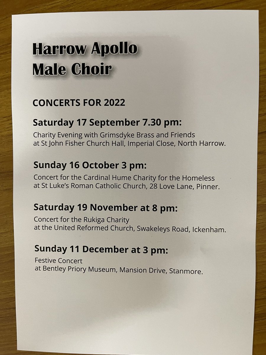 We are running a taster session on Tuesday 20th September 2022.  8pm to 10pm at St. Albans Church Hall, North Harrow.
All welcome!