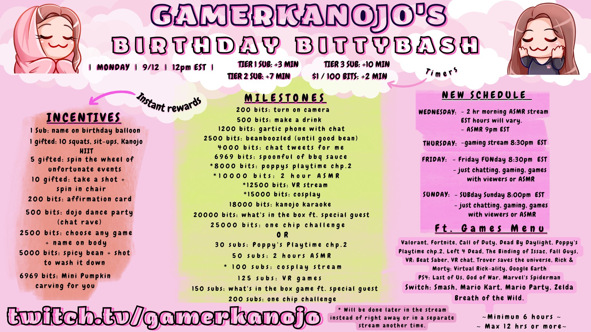 GamerKanojo on Twitter: INVITED! :D come to my birthday party!!!! #live https://t.co/YJvrPGpo3D" / Twitter