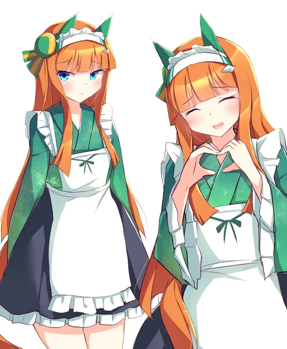 スズカさん 和風メイドrkgk #ウマ娘 