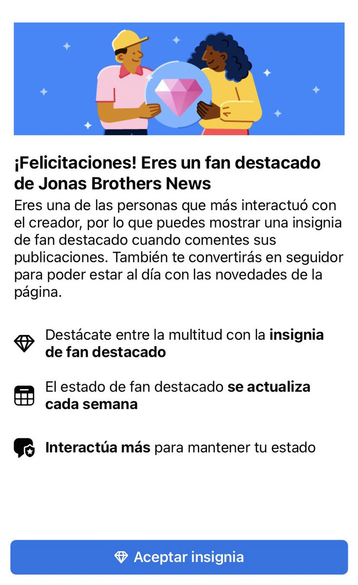 BetoFc04's tweet photo. Aceptaré esta insignia con orgullo y lealtad, como #jonatic que he sido en toda mi vida 🫡
Saludos @joejonas https://t.co/ARXgIRxArP