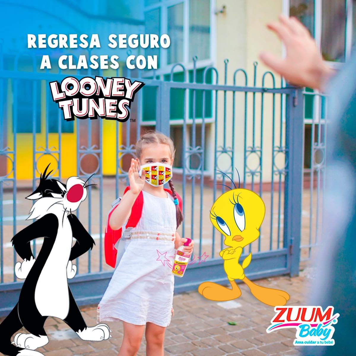 ZuumMx's tweet photo. La mejor forma de proteger a los más peques del hogar es seguir usando los #Cubrebocas Looney Tunes. 🙇🏻‍♀️🙇🏻
Encuéntralos en tu Walmart, Soriana o Chedraui más cercano. 🛒

#Zuum #Uscotton #Suavidad #Cuidado #Cotton #Protection #ZuumBaby #Zuum #Uscottonméxico
#LooneyTunes #Kids https://t.co/rNxp7cZhh5