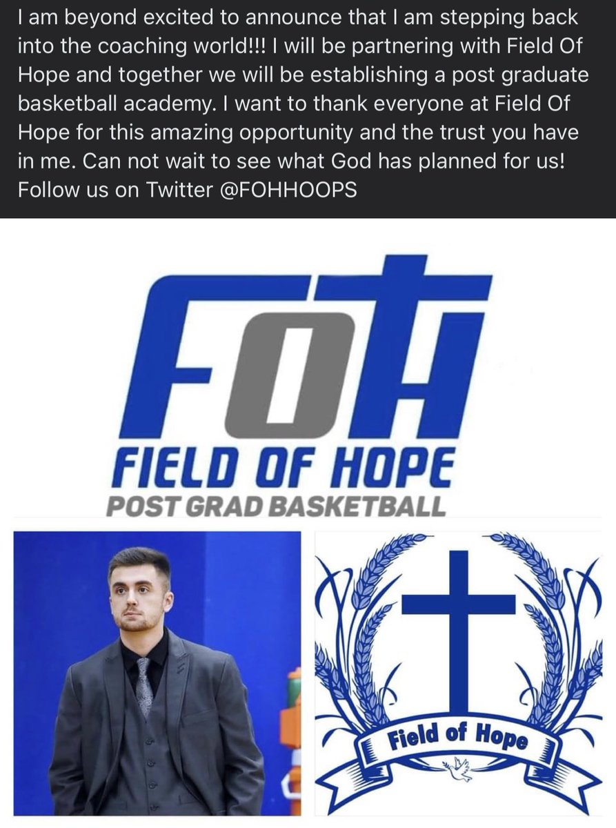 Field Of Hope Basketball (@fohhoops) on Twitter photo 