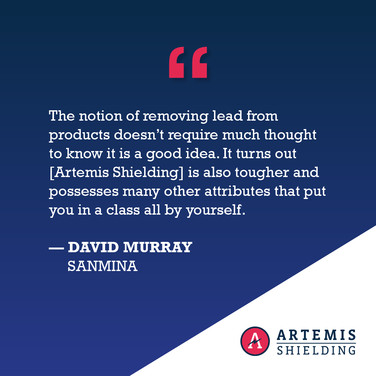 ArtemisShield1's tweet photo. Our customers see the value in having lead-free and non-toxic shielding solutions. We are thankful for our partnership with Sanmina. See how we can upgrade your shielding! β‘οΈ
https://t.co/iKyOxJJXEW
#GetTheLeadOut #AlabamaMade #MadeintheUSA #shielding #radiationshielding https://t.co/xEz3aK3Q1a