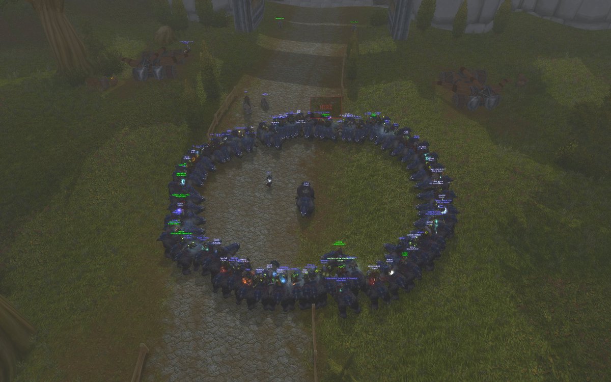 Vielen lieben Dank für dieses KRANKE EVENT!!! Der Townraid war einfach nur geil! Wir haben alle 4 Bosse weggehauen und waren gut 120 Leute! Vielen Dank fürs mitmachen! Wir sehen uns auf twitch.tv/yumohh #worldofwarcraft