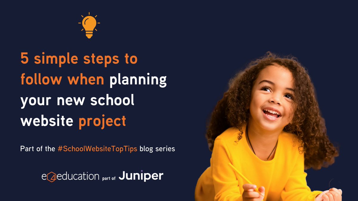 Planning a new #SchoolWebsite project can seem like a complex and sometimes daunting task.

But it doesn’t have to be if you and your team follow these 5 simple steps: bit.ly/3KB5DAx

#SchoolWebsiteTopTips #Edchat #EdTech