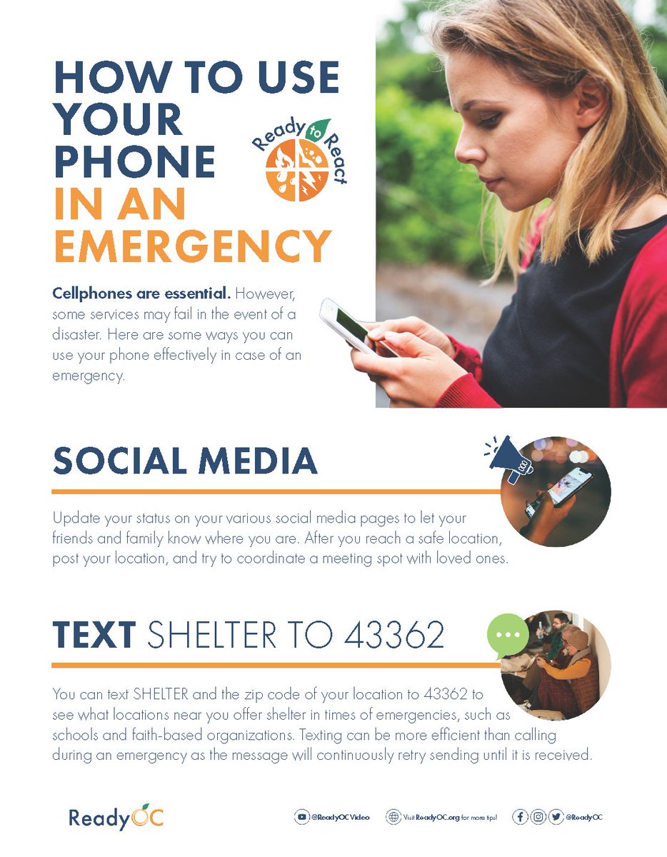 SenatorUmberg's tweet photo. September is #DisasterPreparednessMonth, and @AnaheimPD is launching a #ReadytoReact campaign to provide the community with tips and resources on what to do after a disaster occurs but before first responders arrive.
For more info, see: https://t.co/4WGuwgPUaj.
@ReadyOC https://t.co/cQaI9cLkYk