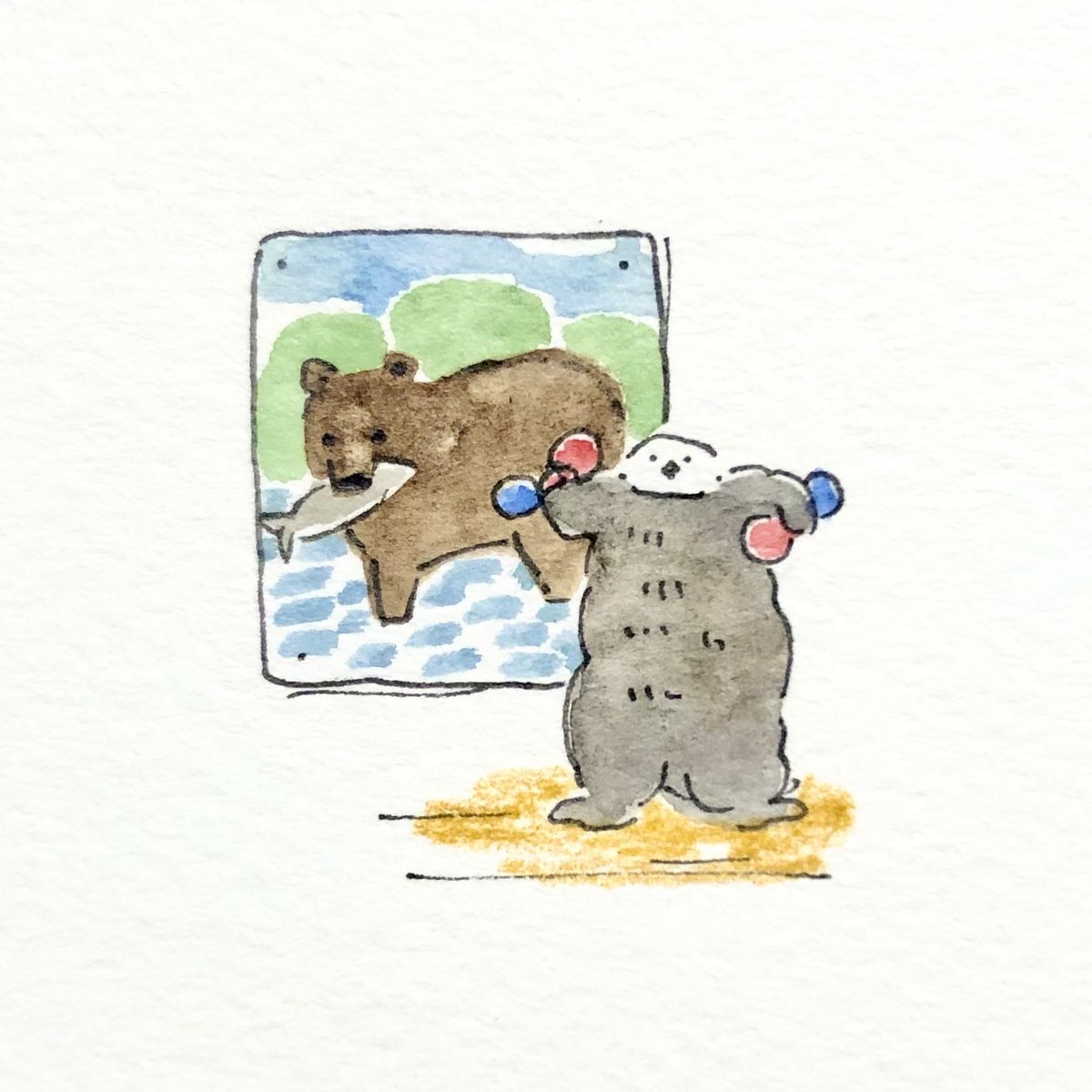 「モチベーションをあげる 」|くみたろのイラスト