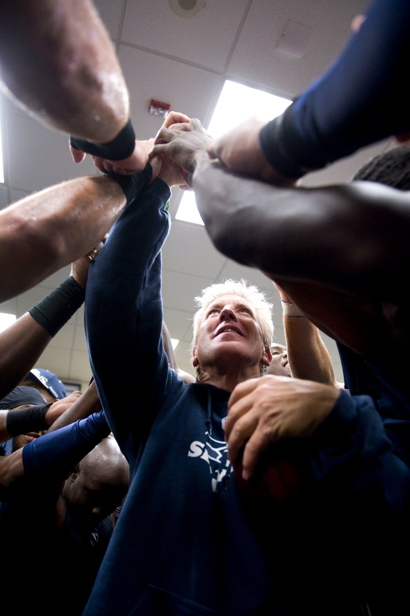 SeahawksLegends's tweet photo. 12 years ago today, it was just the beginning. 

Sept. 12, 2010: @PeteCarroll earned his first win as Head Coach of the @Seahawks 🔥 https://t.co/2alrusMiNt