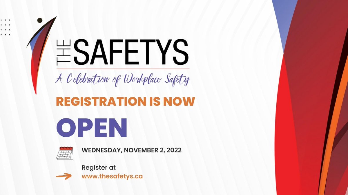 TheSafetys's tweet photo. Join us at The Safetys! Celebrate workplace safety and health in Manitoba with your colleagues and industry at this signature event on Wednesday, November 2, 2022, at the Victoria Inn Hotel and Convention Centre.

👇🏻Register here: https://t.co/tSKWYzy6oi https://t.co/HT8W3yxP13