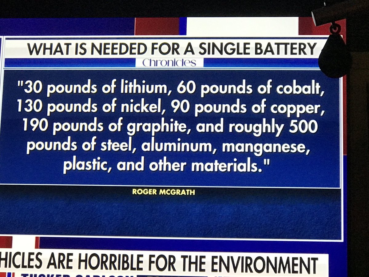 Edmonds3711's tweet image. Wow and electric cars are better on the environment??