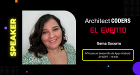 antonioleivag's tweet photo. Si alguien tengo como referente sobre MVI en Android, ella es @gemamsr.

Lleva años usándolo, y en el evento nos contará su experiencia con esta arquitectura que despierta pasiones.

Reserva tu entrada gratis en el 🧵⬇️ https://t.co/3bUKFgewrd