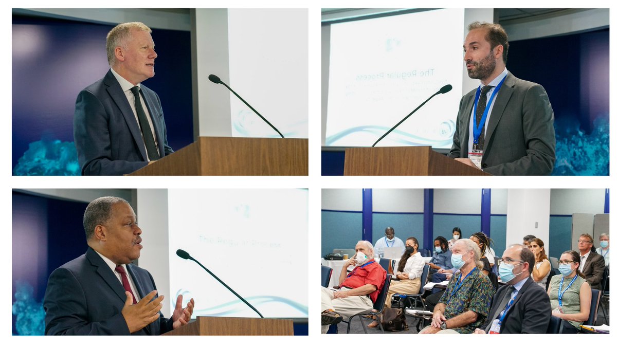 ISBAHQ's tweet photo. Today, @ISBAHQ Sec-Gen @mwlodge, Team lead UN Regular Process Marco Boccia and UN Resident Coordinator @ConilleGarry delivered opening remarks during the #DOALOS workshop on the scoping of the next Assessment(s) of the UN Regular Process. The workshop ends on 14 Sept! https://t.co/SKR0Bx2J9j