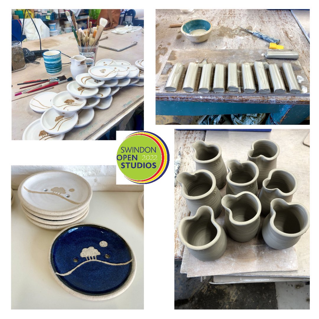 Swindon Open Studios (@swindonopen) on Twitter photo Studio Shots & Preparations: it has been a busy time for Mary Thorne adding handles to jugs & painting local landmarks on plates before glazing & firing. Mary is exhibiting with watercolour artist Kate Wade this coming weekend at Venue 31 for <a href="/swindonopen/">Swindon Open Studios</a> studios. Studio Shots & Preparations: it has been a busy time for Mary Thorne adding handles to jugs & painting local landmarks on plates before glazing & firing. Mary is exhibiting with watercolour artist Kate Wade this coming weekend at Venue 31 for <a href="/swindonopen/">Swindon Open Studios</a> studios.