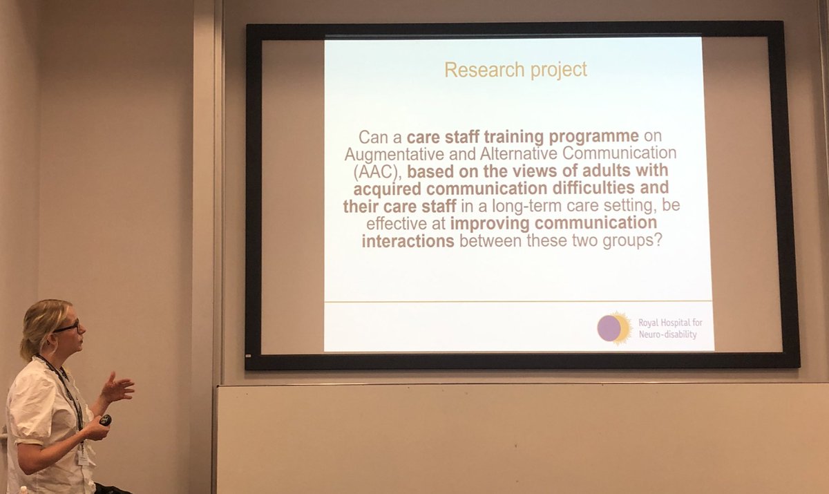 dbspeechie's tweet image. Thank you @HelenPaterson3 for sharing your vital research on care staff training for AAC at #CM2022conf! Such an incredible and enlightening presentation with many practical take away points. Making @RHNuk proud!