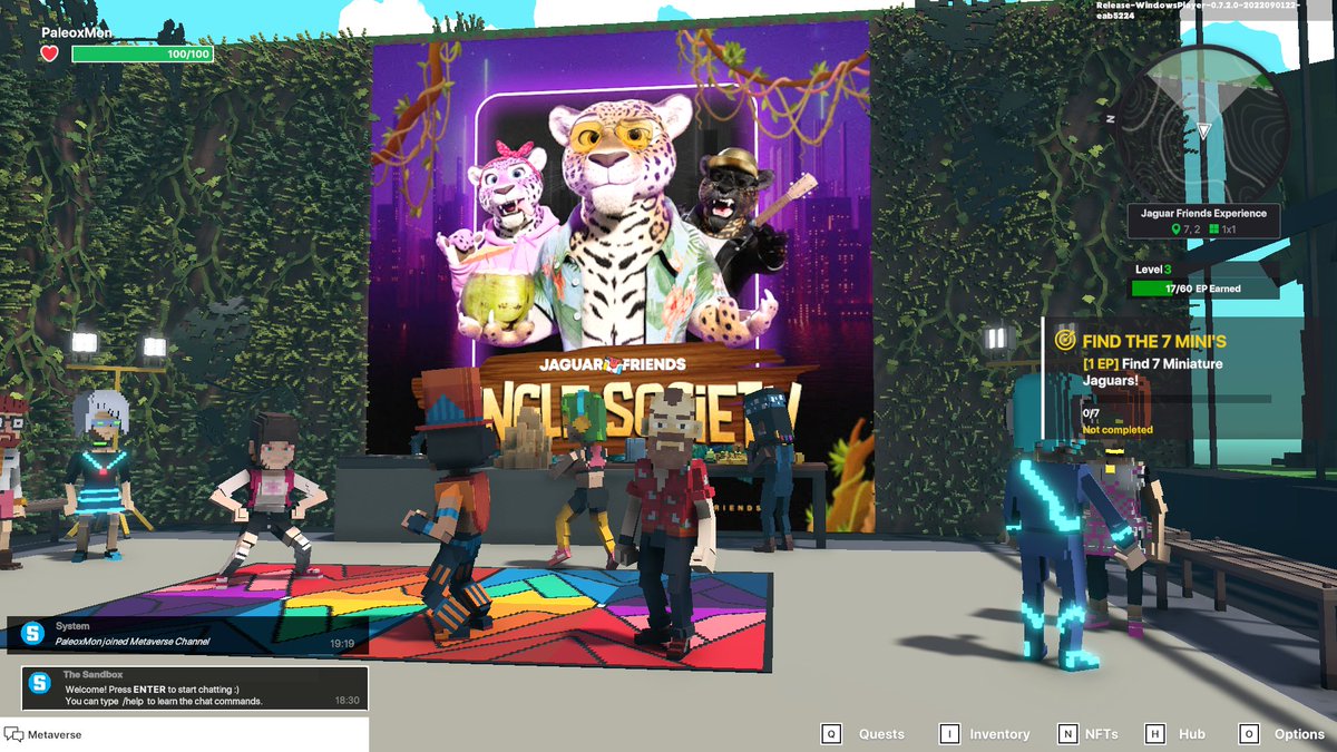 wsdnft's tweet photo. @TheSandboxGame @jagfriends_nft I just finished my quest on 
@jagfriends_nft

 experience on the #sandboxalphaS3 for a chance to win a Season 3 Alpha Pass! Here I am in Legendaries Room, check out my screenshot!

#jaguarfriends #SandboxAlphaS3Giveaway #sandboxalphaS3 #NFT #NFTCommunity https://t.co/pz8s7tWqKU