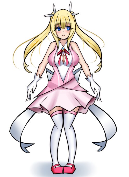 変身後の如月くおんちゃんを描きました。
魔法少女らしくもっとフリルつけたかったのですが、回数描くと考えると手が出なかった(((

変身解除すると、幼い彼女の体ではエネルギーがうまく放出できないため、変身後2時間はそれが変換された母乳が止まらなくなるデメリットを持つ。 