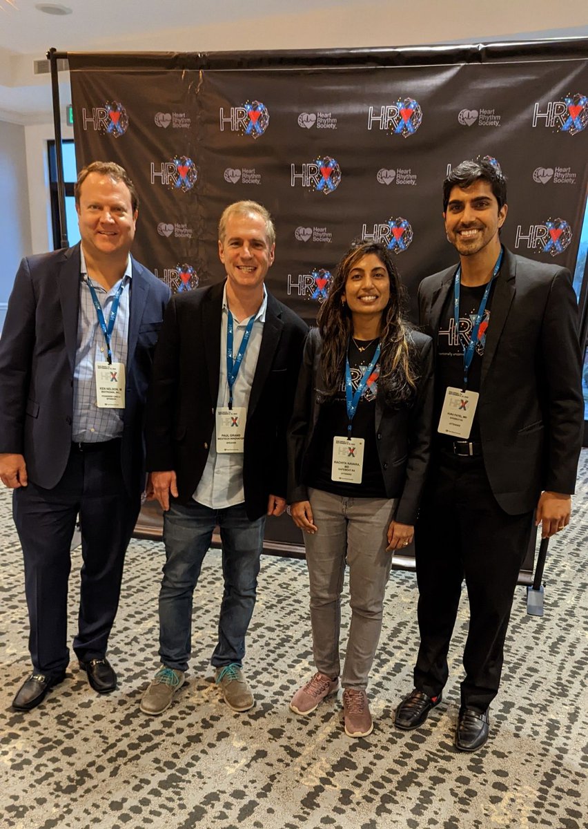 drkunj_'s tweet photo. Having a great time at #hrx2022 with @DrRachitaEP and representing @SafeBeat. Great to be reunited with #medtechinnovators Paul Grand and Ken Nelson! Awesome to be interacting with all the movers and shakers in the field 🫀 https://t.co/wpmvqiek4j