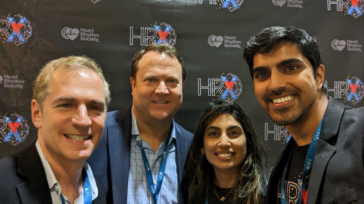 drkunj_'s tweet photo. Having a great time at #hrx2022 with @DrRachitaEP and representing @SafeBeat. Great to be reunited with #medtechinnovators Paul Grand and Ken Nelson! Awesome to be interacting with all the movers and shakers in the field 🫀 https://t.co/wpmvqiek4j