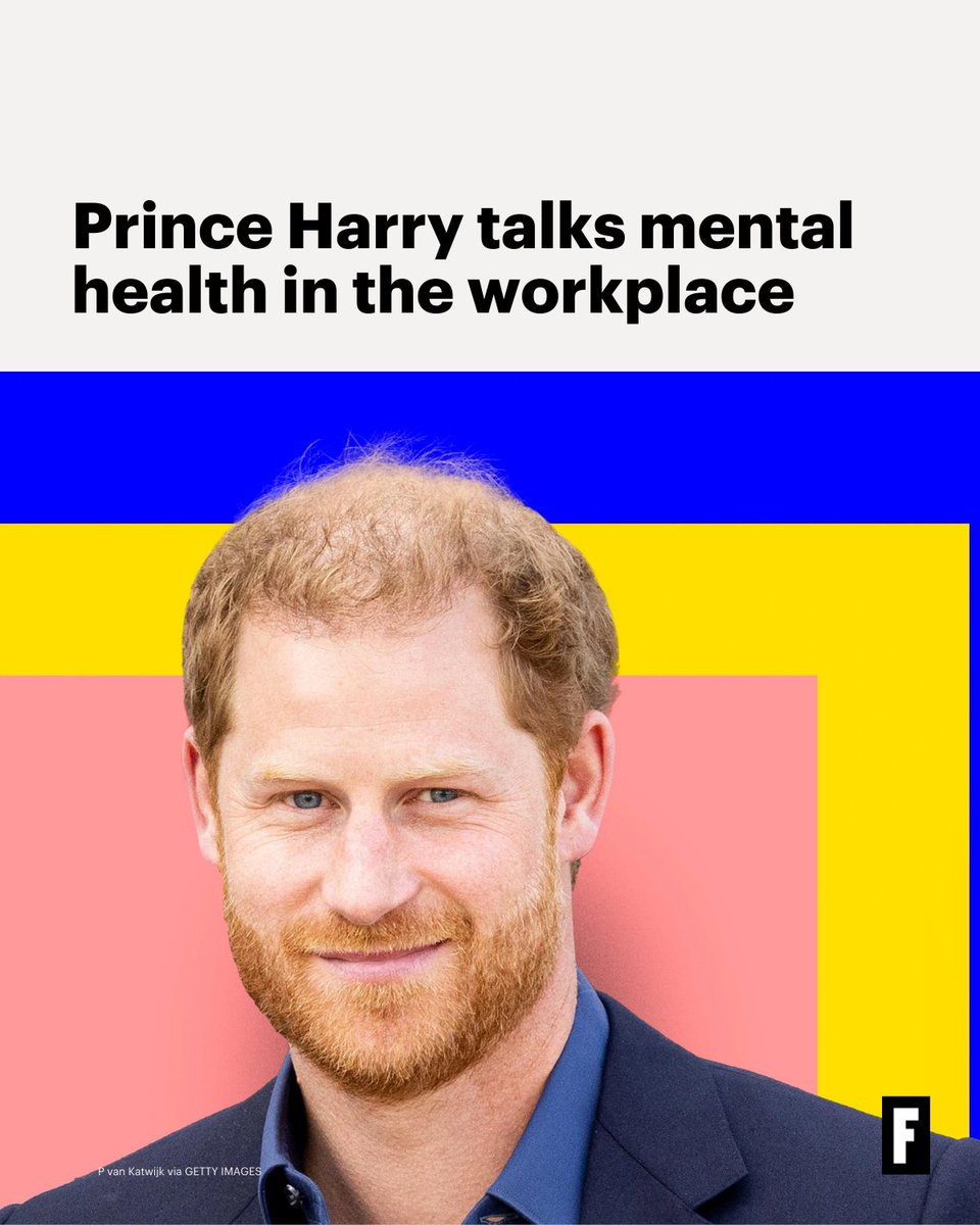 WellatFortune's tweet photo. Earlier this summer, Prince Harry, who serves as the Chief Impact Officer at @betterup , spoke with psychologist Adam Grant about workplace productivity and how to foster a resilient workforce: https://t.co/GUENFNWpaO https://t.co/23CNEp1lNT