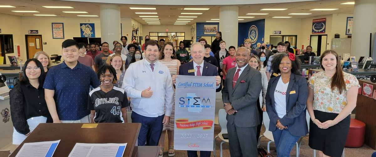 Jadd Jarusinski (@principalridge) on Twitter photo Excited to announce we received our GA DOE STEM re-certification banner for our amazing SPIRE program from <a href="/woodsforsuper/">Richard Woods, Georgia's State Superintendent</a>. Thanks to <a href="/SuptCalvinWatts/">Dr. Calvin J. Watts</a>, <a href="/DrTareceJohnson/">Dr. Tarece Johnson</a>, <a href="/blbbrush/">Bonnie Brush</a> and other district leaders for attending and their support. <a href="/PeachtreeRidge/">Roary's Rundown</a> #oneridge #SPIRE Excited to announce we received our GA DOE STEM re-certification banner for our amazing SPIRE program from <a href="/woodsforsuper/">Richard Woods, Georgia's State Superintendent</a>. Thanks to <a href="/SuptCalvinWatts/">Dr. Calvin J. Watts</a>, <a href="/DrTareceJohnson/">Dr. Tarece Johnson</a>, <a href="/blbbrush/">Bonnie Brush</a> and other district leaders for attending and their support. <a href="/PeachtreeRidge/">Roary's Rundown</a> #oneridge #SPIRE
