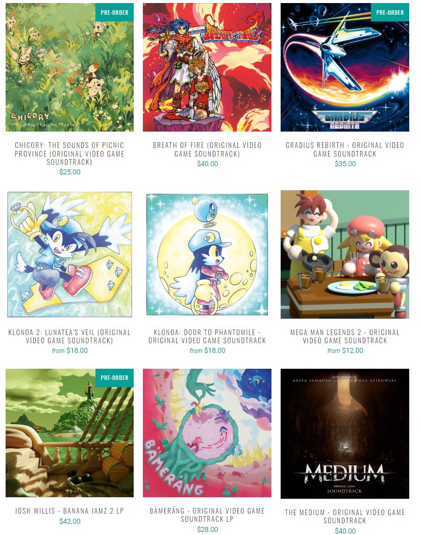 Wario64 on Twitter "50 off all instock video game soundtracks at