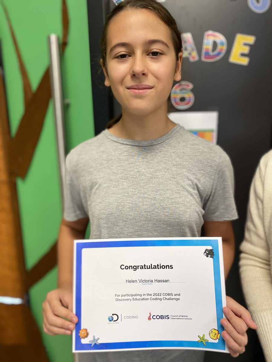 HIS_larisamirza's tweet photo. @HeritagePrimary students took part in the 2022 @COBISorg #DiscoveryEducationCodingChallenge Many thanks to our #ICT teacher @KateGlushkova3 @HIS_Moldova https://t.co/Cf1odQiBYs