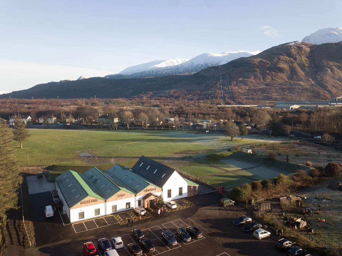 HighlandSoap's tweet photo. All made by a family-owned company in Fort William in our purpose built factory in the shadow of Ben Nevis https://t.co/geeZffMF0c