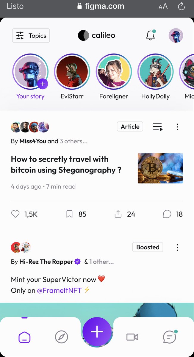Ernsharp_Elrond's tweet photo. Today I will show the V1 prototype of @Calileo app ❤️ Very soon the V2 will be released! You are still on time💎👀
@CalileoETHOS is coming guys hurry up🚀

https://t.co/GaYDwrulfH

https://t.co/gHQfb01crr
@ElrondNetwork #ElrondCommunity #nfts https://t.co/d9riHLFs0k