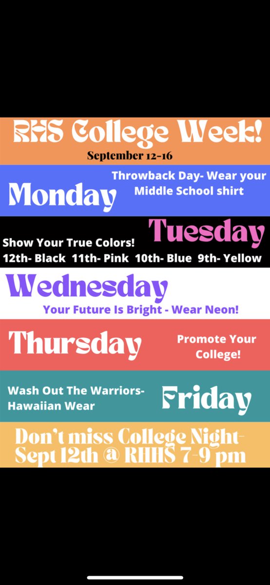 Can’t wait to see those Middle School Throwbacks!