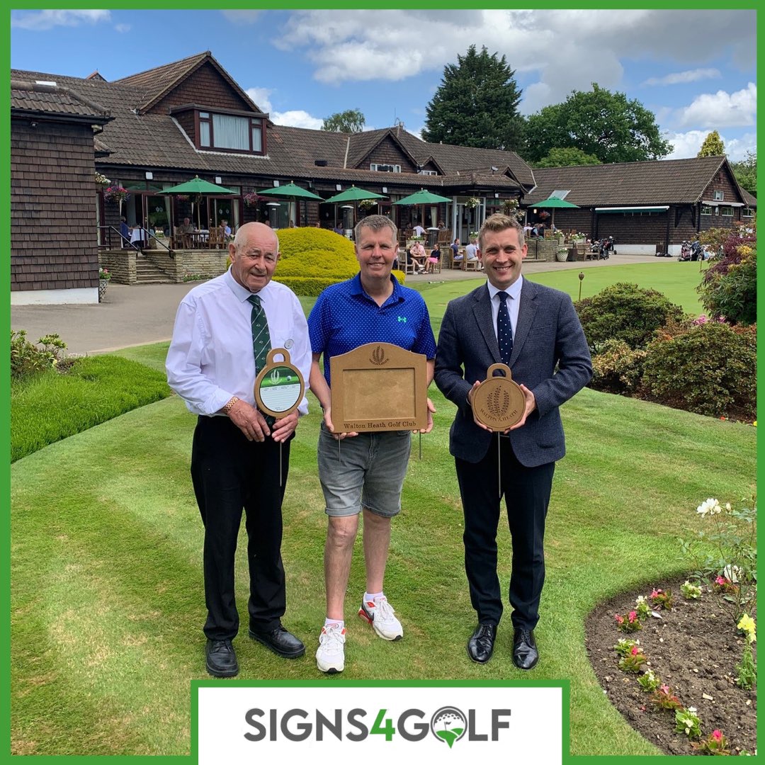 Signs4Golf's tweet photo. Here is Signs4Golf's founder Clive delivering @waltonheath_gc brand new tricoya wooden signs.

All our wooden golf signs are hand delivered to you at your golf club!

Get in touch today to place your order.
clive@signs4golf.co.uk
 
#handdelivered #businessfounder https://t.co/oRPKKkWFfG