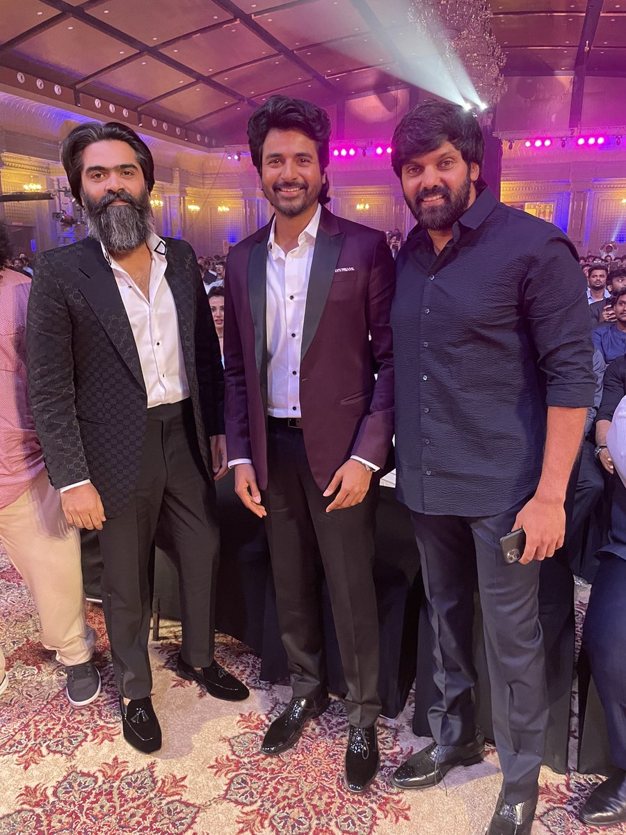 STR - SK - AA
#SilamabarasanTR #aariya #Sivakarthikeyan #SIMA2022 #southindia