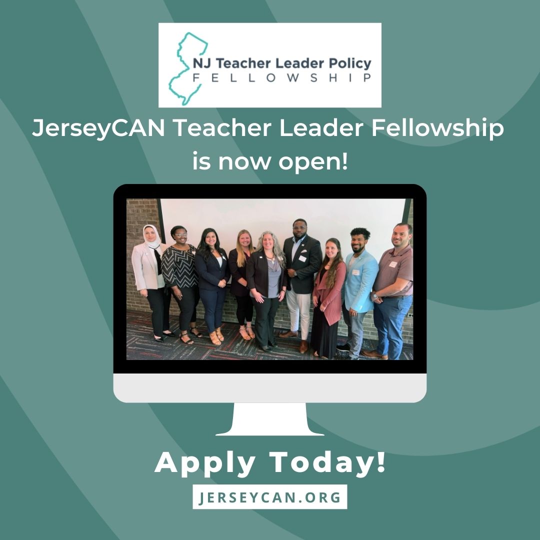 NJ Teachers: Today is the final day to apply for <a href="/JerseyCAN/">JerseyCAN</a>’s Policy Fellowship. Get the opportunity to learn, network, &amp; earn $2,500. Application closes today. <a href="/FiftyCAN/">50CAN</a> <a href="/NJPTA/">New Jersey PTA</a> <a href="/corps_nj/">NJ Tutoring Corps Inc</a> <a href="/parent_impact/">ParentImpact</a> <a href="/NJCTL/">NJCTL</a> <a href="/NJPCSA/">New Jersey Public Charter Schools Association</a> <a href="/NJCountyTeacher/">NJ County Teachers</a> <a href="/njascd/">NJASCD</a> 
bit.ly/39ZXNm7