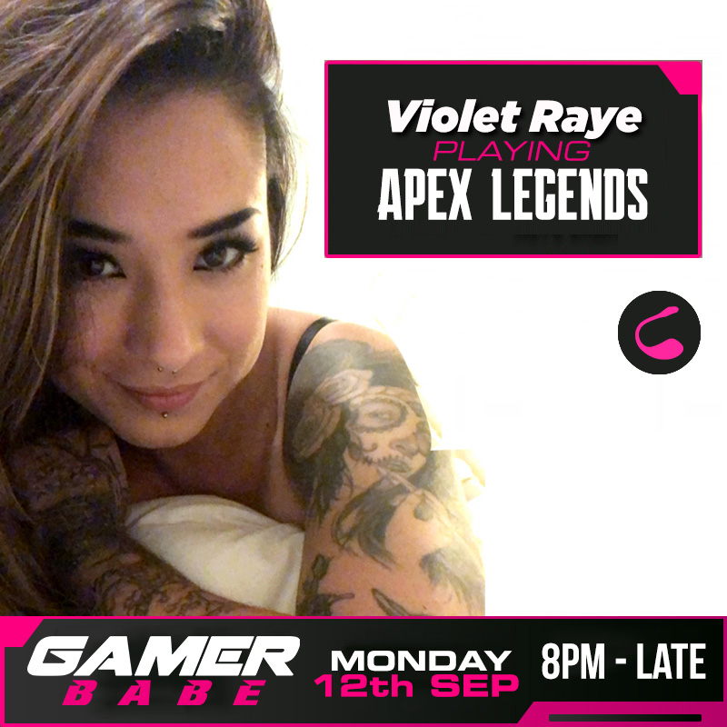 Tonight! See Violet Raye play #apexlegends 🏎 https://t.co/CBrO1ploFU