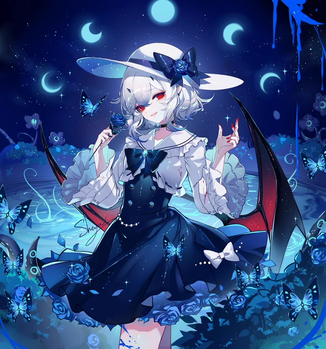 #オリジナル #オリジナルイラスト #ヴァンパイア 