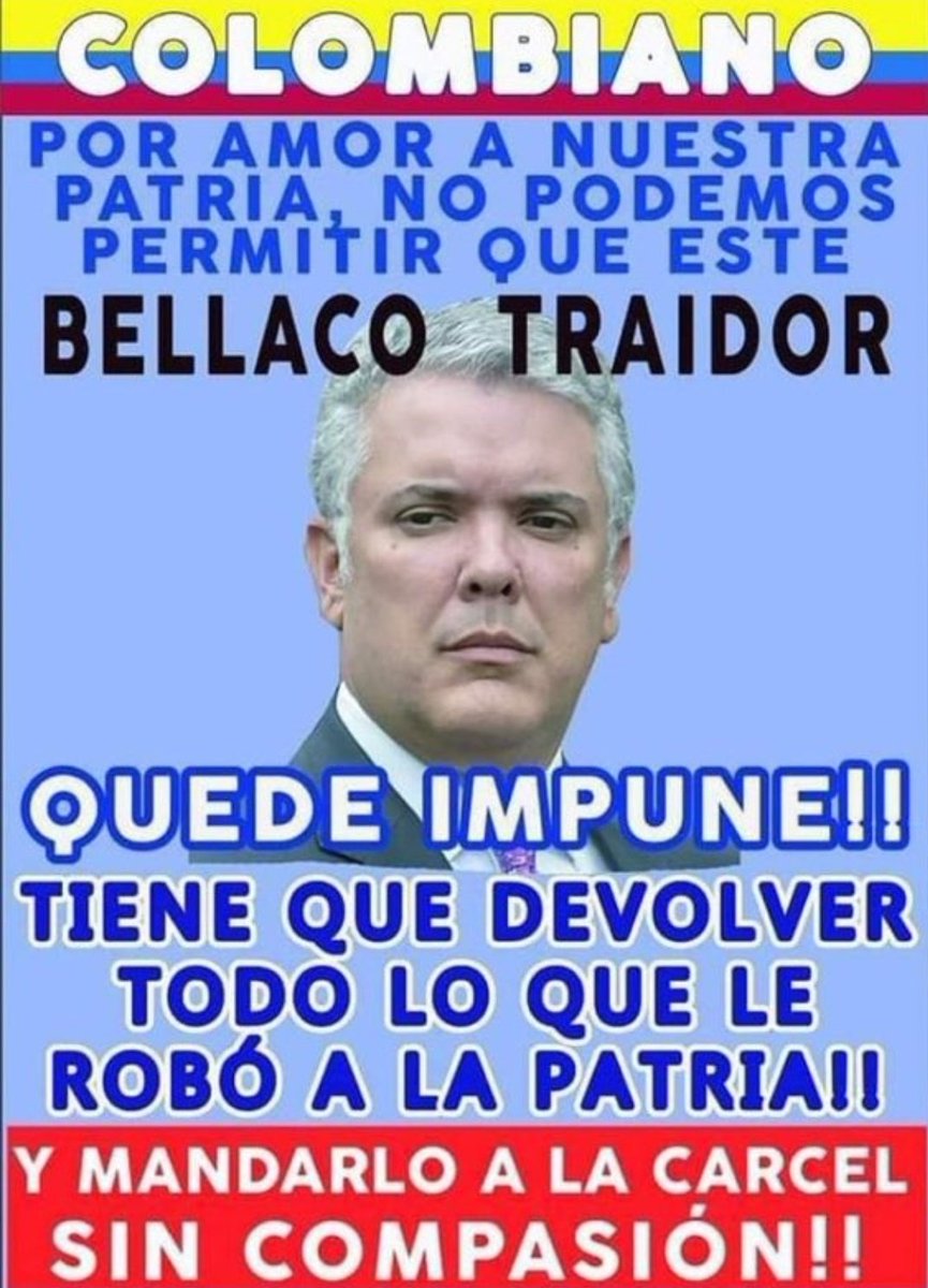 RotaviskyC's tweet photo. @GustavoBolivar https://t.co/YJ8hInLYh9