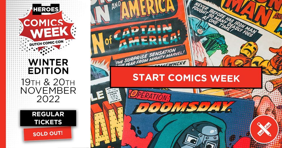 davidmacho's tweet photo. Today, we're getting started!!! Comics week at @dutchcomiccon!!!
Het is deze week Comics Week bij Heroes Dutch Comic Con! Maak je klaar voor de bekendmaking van 3 artists, 1 editor...
#heroesdutchcomiccon #dutchcomiccon #HDCC #comiccon #comics #comicartist #comicsweek https://t.co/YBHC3y5yIw