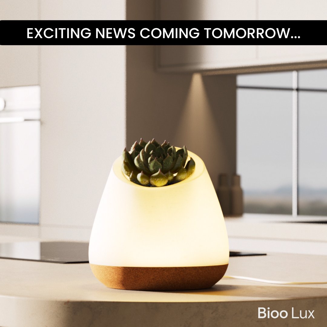BiooOfficial's tweet photo. We’re very excited about tomorrow. We’d be announcing a surprise for our Bioo Lux lovers! If you’re a fan of this fantastic lamp that features our biotechnology switch, stay tuned. Want to be the first to know? Subscribe to our newsletter: https://t.co/TOBcVLLWAf #BiooLux #Bioo https://t.co/fqpRpUZowM