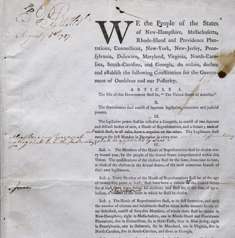 Gilder_Lehrman's tweet photo. #ConstitutionDay commemorates the signing of the US Constitution by 39 delegates to the Constitutional Convention on September 17, 1787.⁣
⁣
Visit our Constitution Day resources page for links to primary sources, exhibitions, lesson plans, and more! 

➡️ https://t.co/igZgldJZGb https://t.co/4TDhhEVqEI