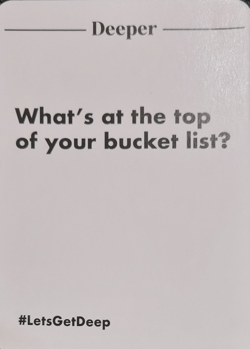 TheDMWright's tweet photo. What's at the top of my bucket list?
"Darren's Bucket List"
#LetsGetDeep https://t.co/e6Ek6uJkjK