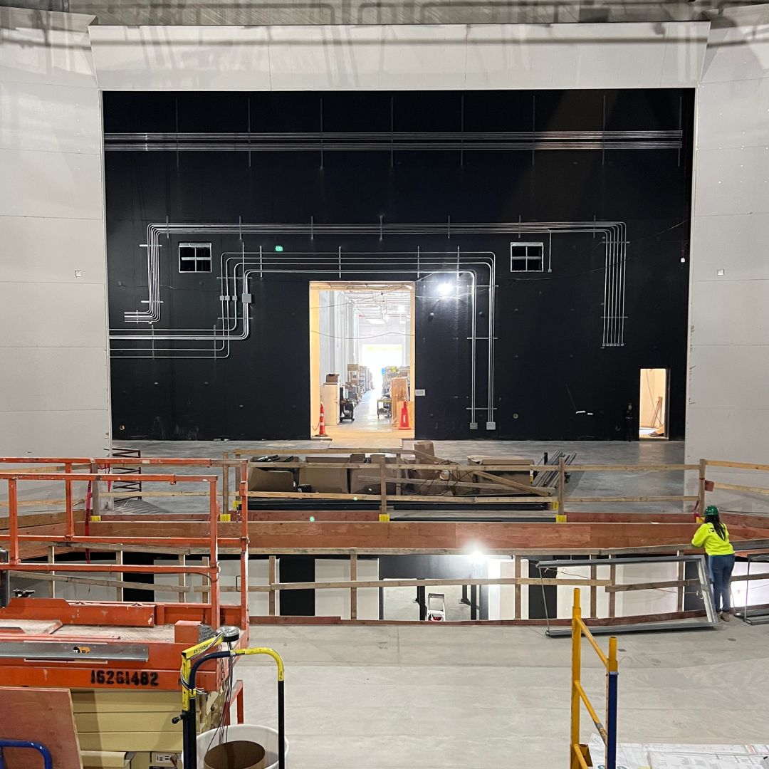 There are so many things to be excited for with the new building. Associate Professor, and Director of the upcoming "Rent", Michael J Barnes is looking forward to our space meeting the talent of our students. What are you most excited for?